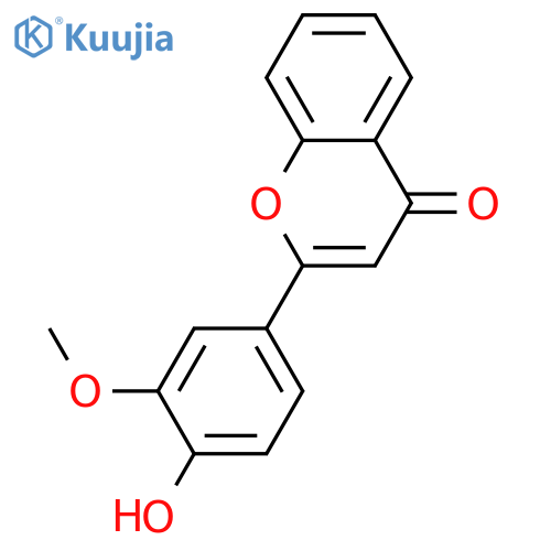 2-(4-hydroxy-3-methoxyphenyl)-4h-chromen-4-one structure