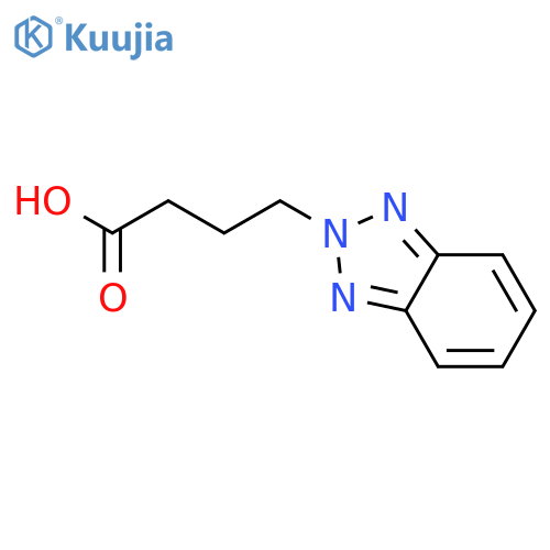 2H-Benzotriazole-2-butanoic acid structure