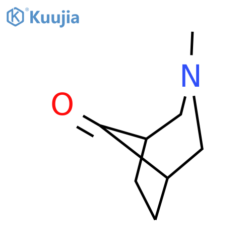 3-methyl-3-azabicyclo[3.2.1]octan-8-one structure