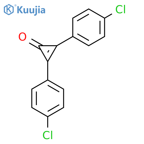 2,3-Bis(4-chlorophenyl)-2-cyclopropen-1-one structure