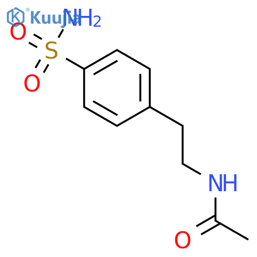 N-2-4-(Aminosulfonyl)phenylethyl-acetamide structure