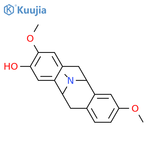 2-Hydroxy-3,8-dimethoxypavinane; (±)-form structure