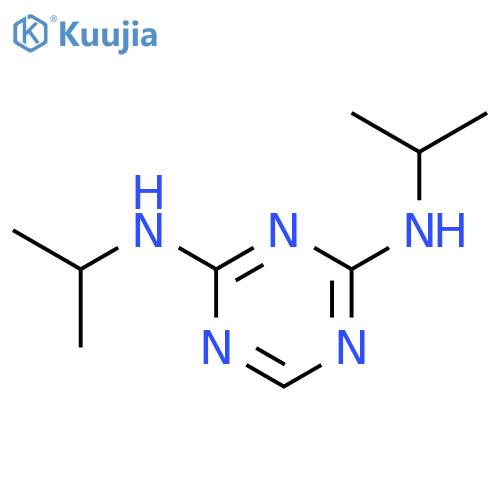 N,N'-di(propan-2-yl)-1,3,5-triazine-2,4-diamine structure