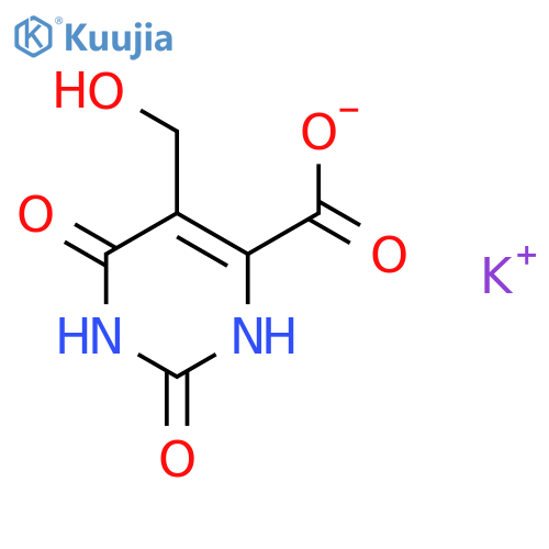 5-hydroxymethylorotic acid potassium salt structure