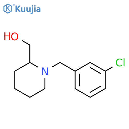 [1-(3-Chloro-benzyl)-piperidin-2-yl]-methanol structure
