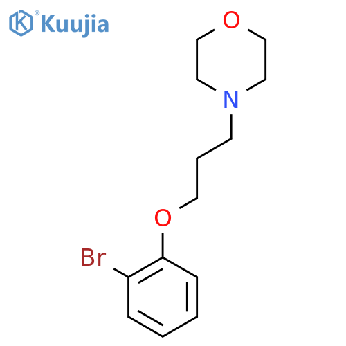 4-(3-(2-Bromophenoxy)propyl)morpholine structure