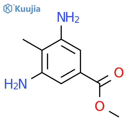 Methyl 3,5-diamino-4-methylbenzoate structure