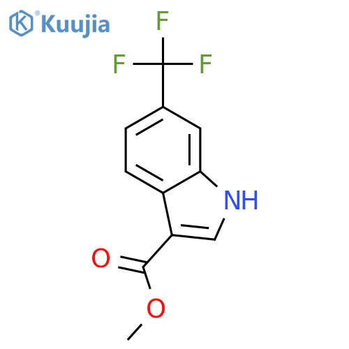 Methyl 6-(trifluoromethyl)-1H-indole-3-carboxylate structure