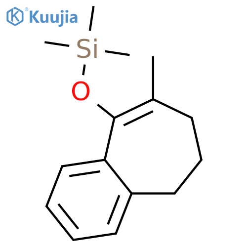 SILANE, [(6,7-DIHYDRO-8-METHYL-5H-BENZOCYCLOHEPTEN-9-YL)OXY]TRIMETHYL- structure