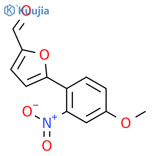 5-(4-Methoxy-2-nitrophenyl)-2-furaldehyde structure