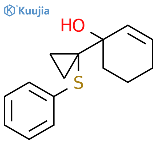 1-(1-(Phenylthio)cyclopropyl)cyclohex-2-enol structure
