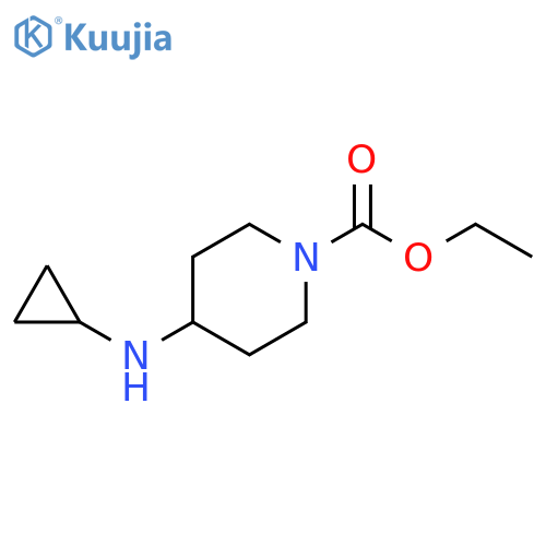 ethyl 4-(cyclopropylamino)piperidine-1-carboxylate structure
