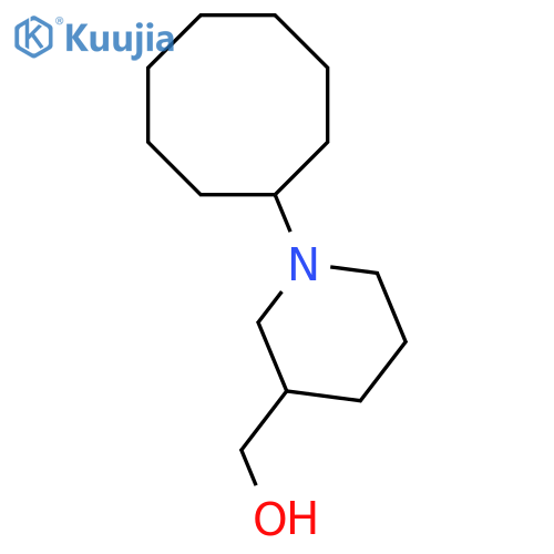 (1-Cyclooctylpiperidin-3-yl)methanol structure