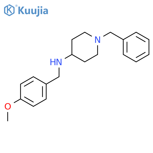 1-Benzyl-N-(4-methoxybenzyl)piperidin-4-amine structure