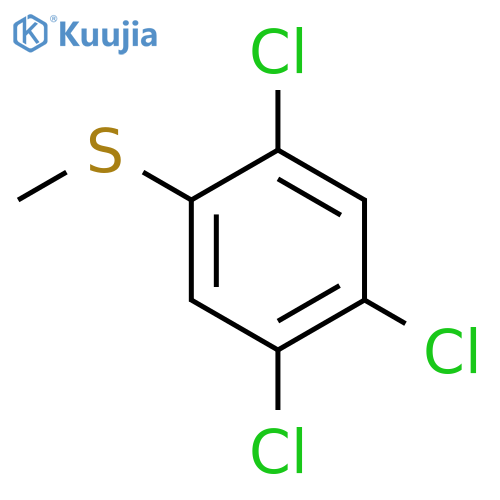 2,4,5-Trichlorothioanisole structure