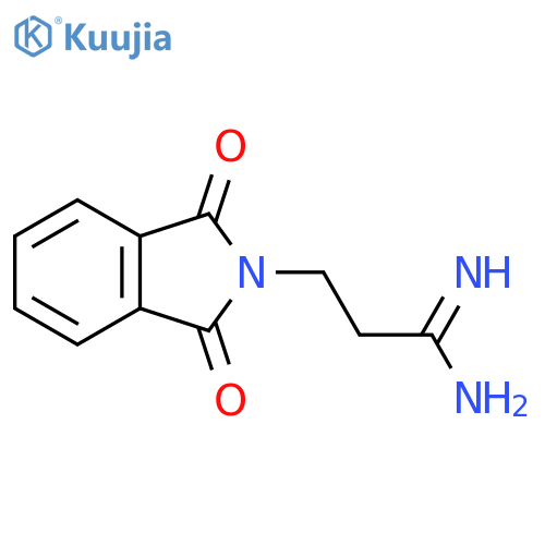 2H-Isoindole-2-propanimidamide, 1,3-dihydro-1,3-dioxo- structure
