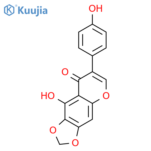 Irilone (isoflavone) structure
