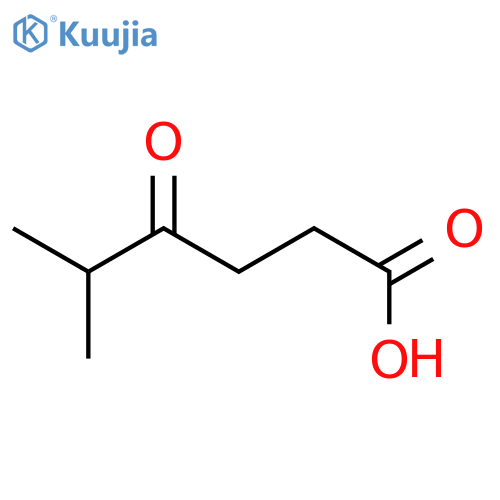 5-Methyl-4-oxohexanoic acid structure