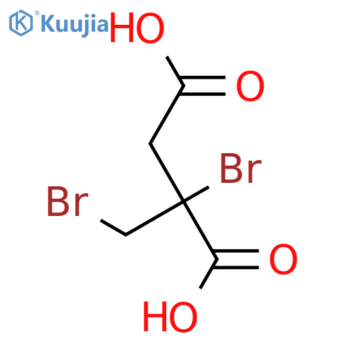Butanedioic acid, 2-bromo-2-(bromomethyl)- structure