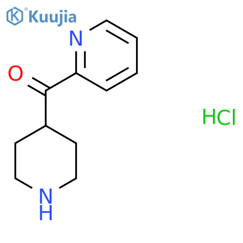 Piperidin-4-yl(pyridin-2-yl)methanone hydrochloride structure