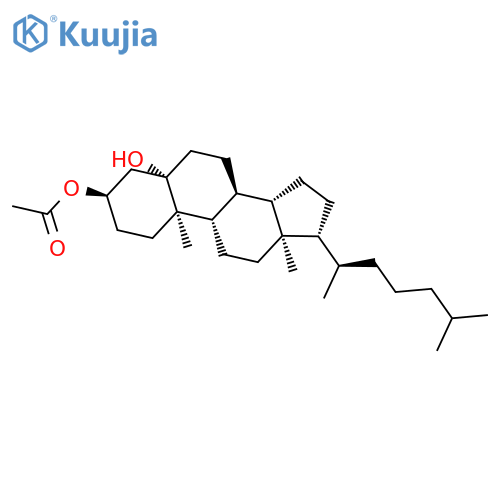 Cholestane-3,5-diol, 3-acetate, (3a,5b)- structure