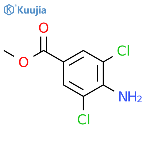 Methyl 4-amino-3,5-dichlorobenzoate structure