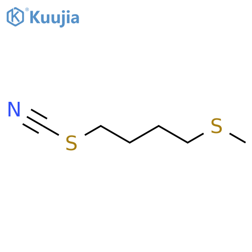 1-methylsulfanyl-4-thiocyanato-butane structure