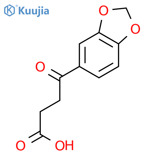 4-3,4-(Methylenedioxy)phenyl-4-oxobutyric acid structure