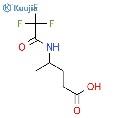 4-(trifluoroacetamido)pentanoic acid structure