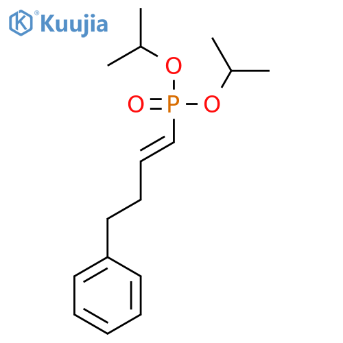 Phosphonic acid, [(1E)-4-phenyl-1-butenyl]-, bis(1-methylethyl) ester structure