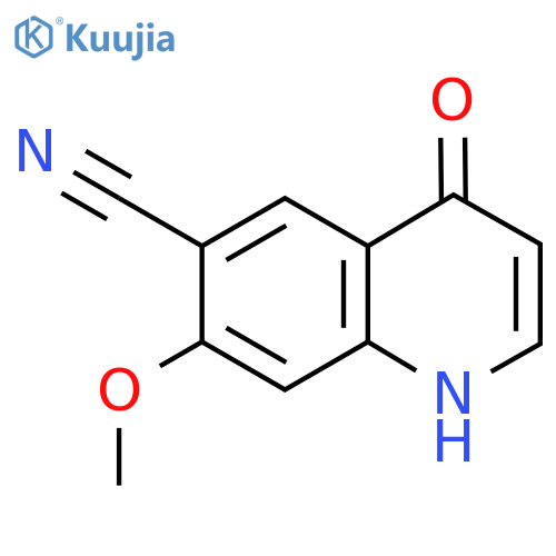 7-Methoxy-4-oxo-1,4-dihydroquinoline-6-carbonitrile structure