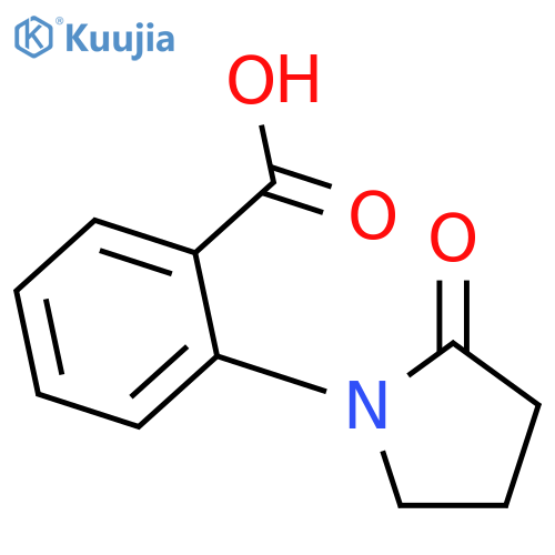 2-(2-oxopyrrolidin-1-yl)benzoic Acid structure