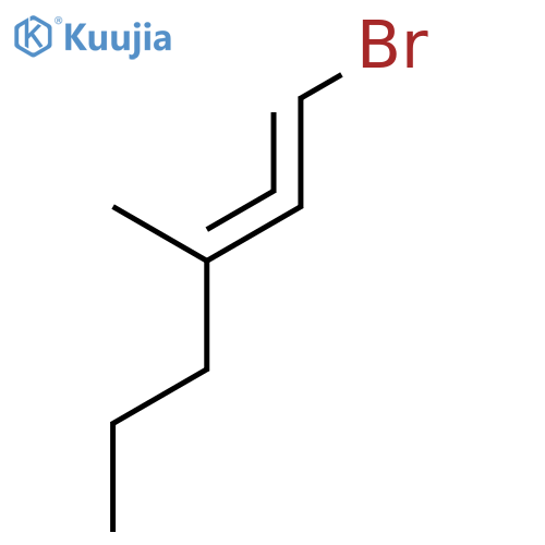 1,2-Hexadiene, 1-bromo-3-methyl- structure