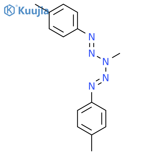 1,5-di-p-tolyl-3-methyl-1,4-pentazadiene structure
