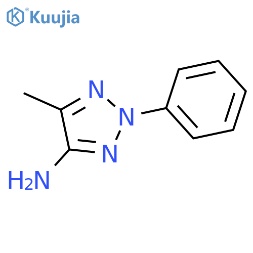 5-Methyl-2-phenyl-2H-[1,2,3]triazol-4-ylamine structure