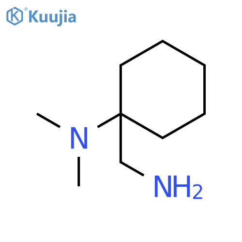 (1-Aminomethylcyclohexyl)dimethylamine structure
