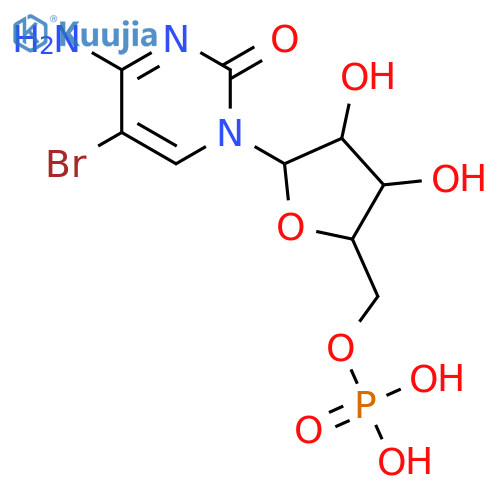 5'-Cytidylic acid, 5-bromo- structure