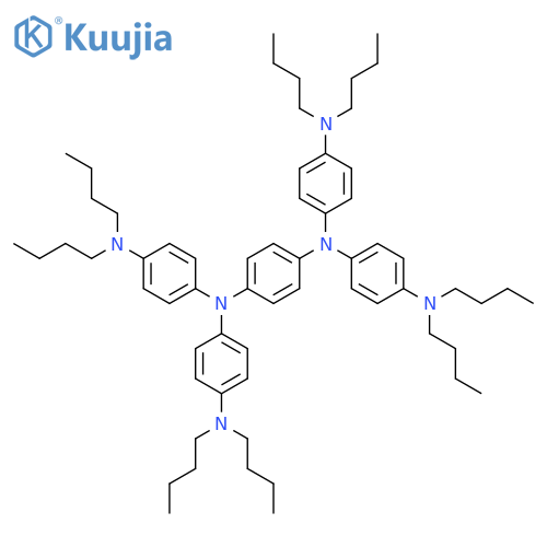 NnN,N',N'-tetrakis4-(dibutylamino)phenylbenzene-1,4-diamine structure