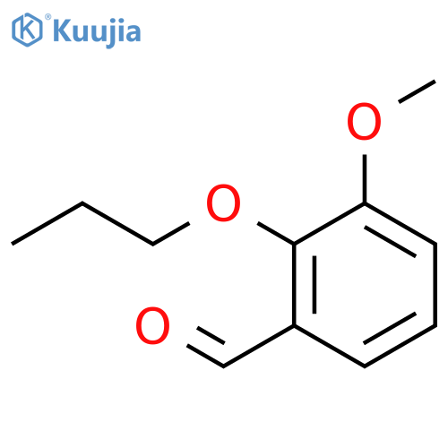 3-methoxy-2-propoxybenzaldehyde structure