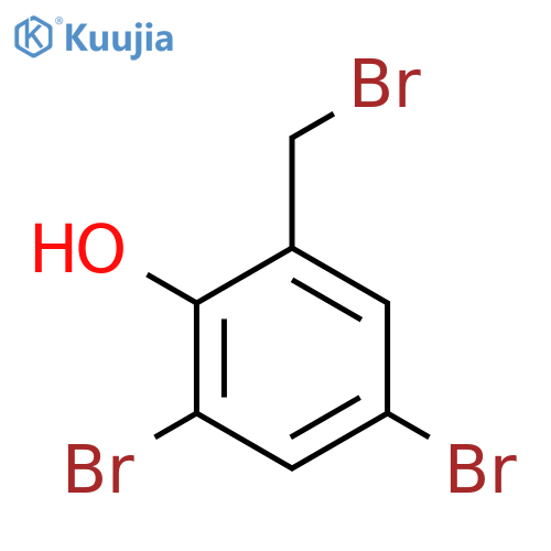 alpha,3,5-Tribromo-2-hydroxytoluene structure
