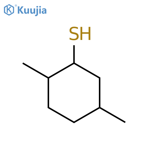 2,5-dimethylcyclohexane-1-thiol structure