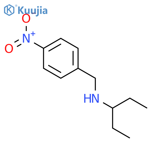 (1-ethylpropyl)(4-nitrobenzyl)amine structure