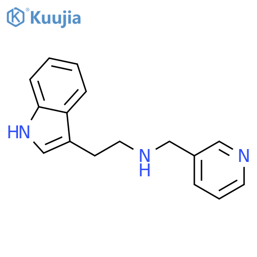 2-(1H-Indol-3-yl)-N-(pyridin-3-ylmethyl)ethanamine structure