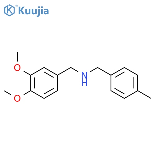 (3,4-Dimethoxybenzyl)(4-Methylbenzyl)Amine structure