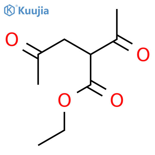 Ethyl 2-acetyl-4-oxopentanoate structure