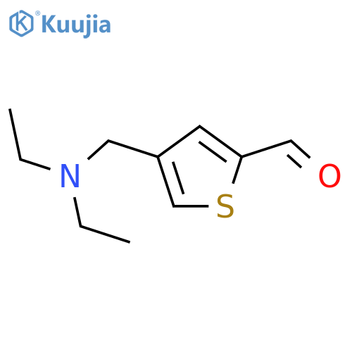 4-[(Diethylamino)methyl]-2-thiophenecarbaldehyde structure