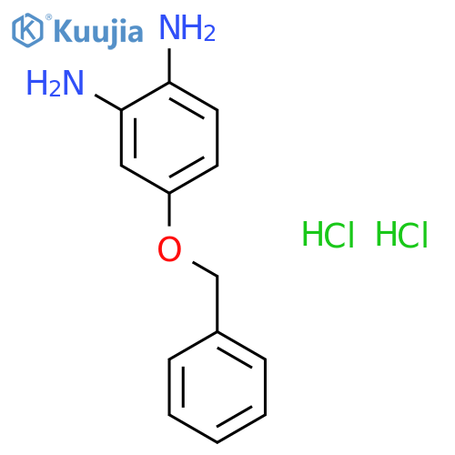4-(Benzyloxy)benzene-1,2-diamine dihydrochloride structure