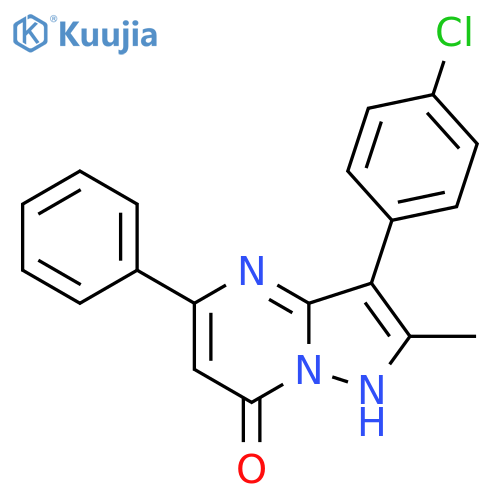 3-(4-Chlorophenyl)-2-methyl-5-phenylpyrazolo[1,5-a]pyrimidin-7(4H)-one structure