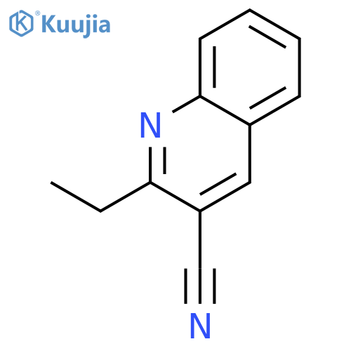 2-ethylquinoline-3-carbonitrile structure