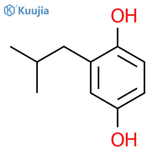 2-Isobutylbenzene-1,4-diol structure